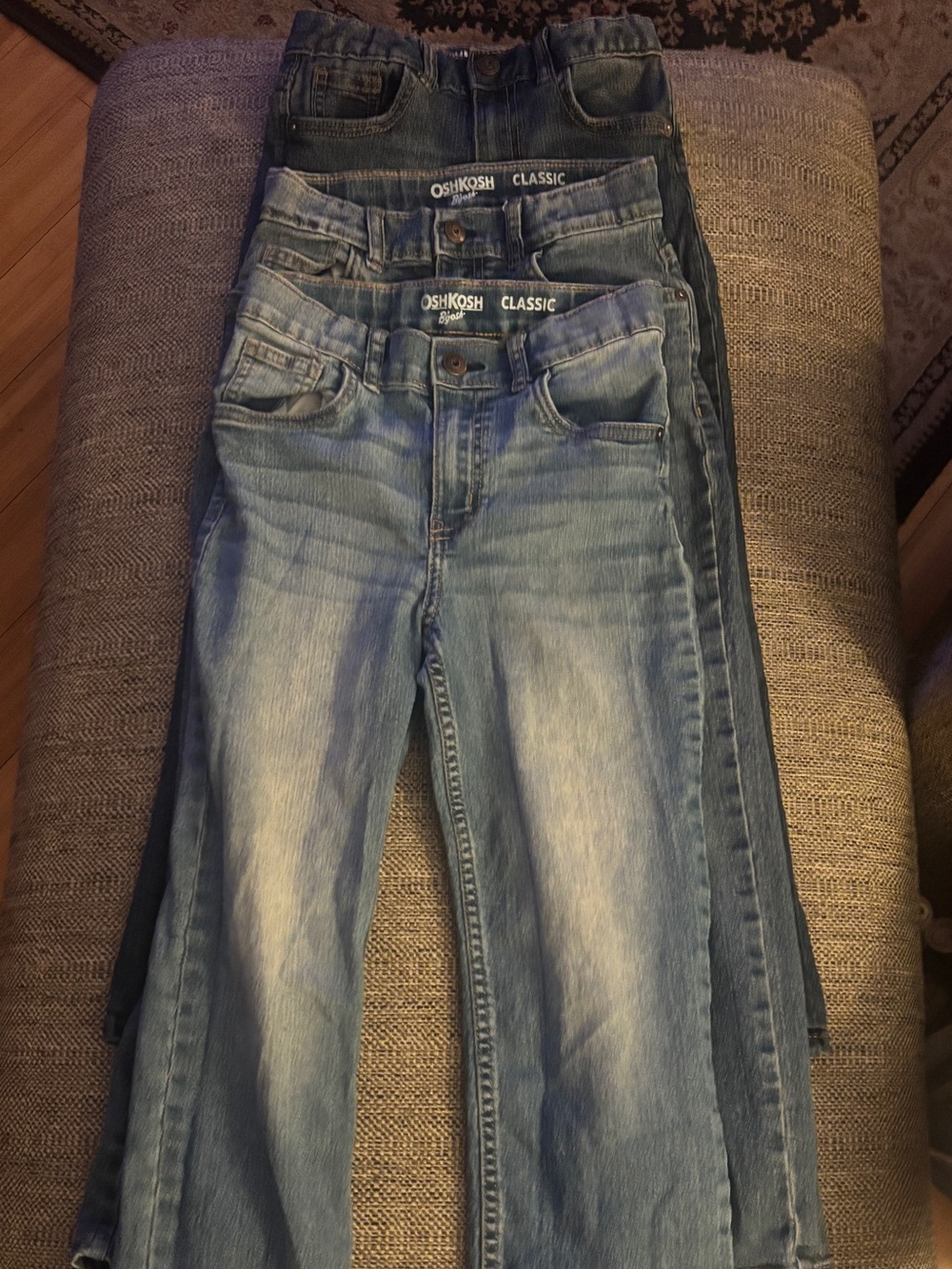 3 Pairs OshKosh B’Gosh Classic Denim Jeans – Size 7